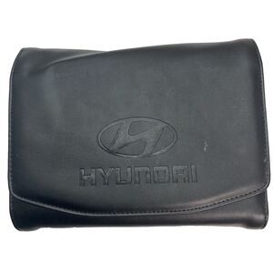 Owners Manual Hyundai 2016 Santa Fe Sport OEM Leather Case Paperwork Storage Car